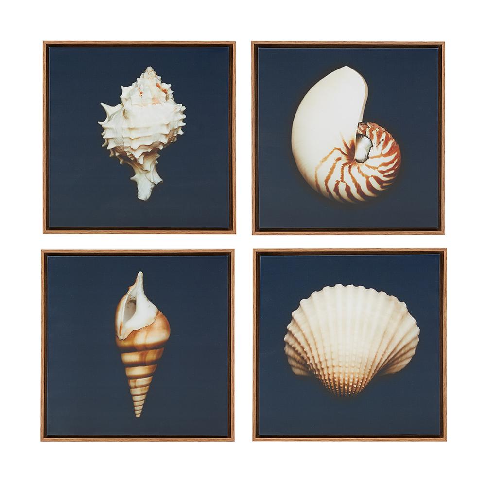 4-piece Framed Canvas Wall Art Set. Picture 4
