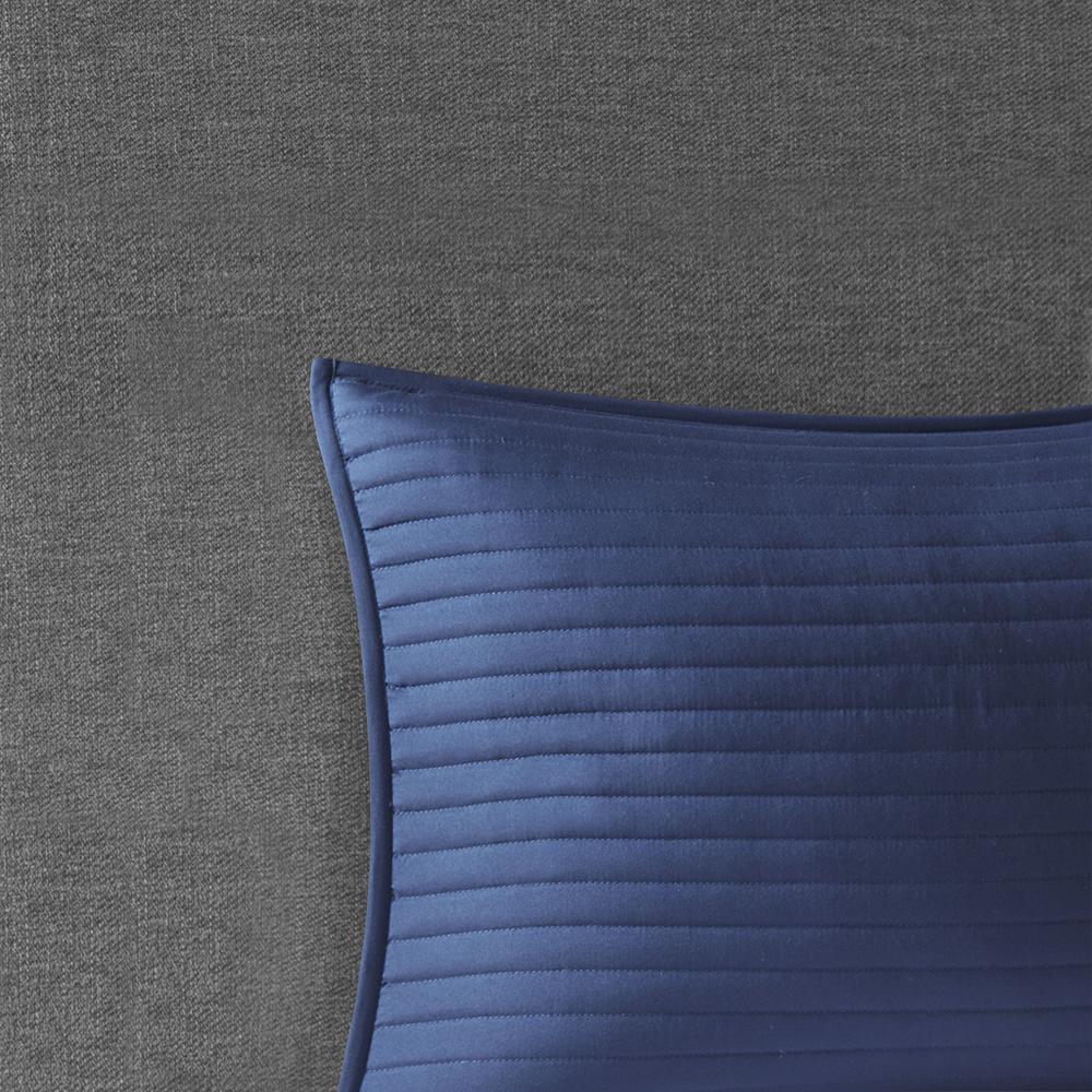Serene Watercolor Stripe Seersucker Comforter Set, Belen Kox. Picture 6