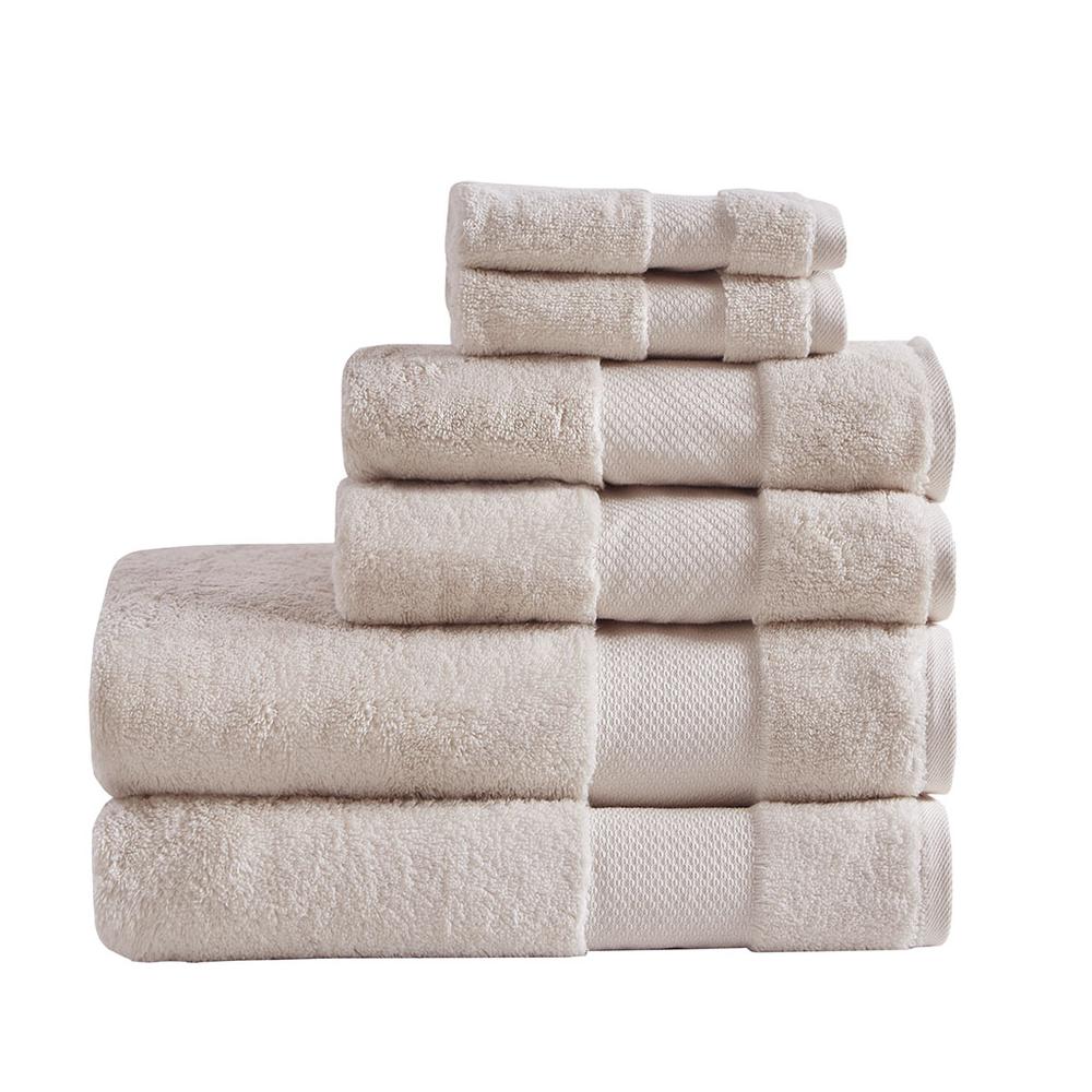 Cotton 6 Piece Bath Towel Set. Picture 1
