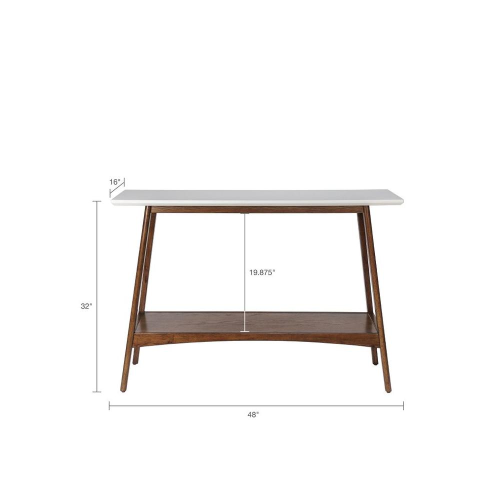 Pecan White Console Table, Belen Kox. Picture 1
