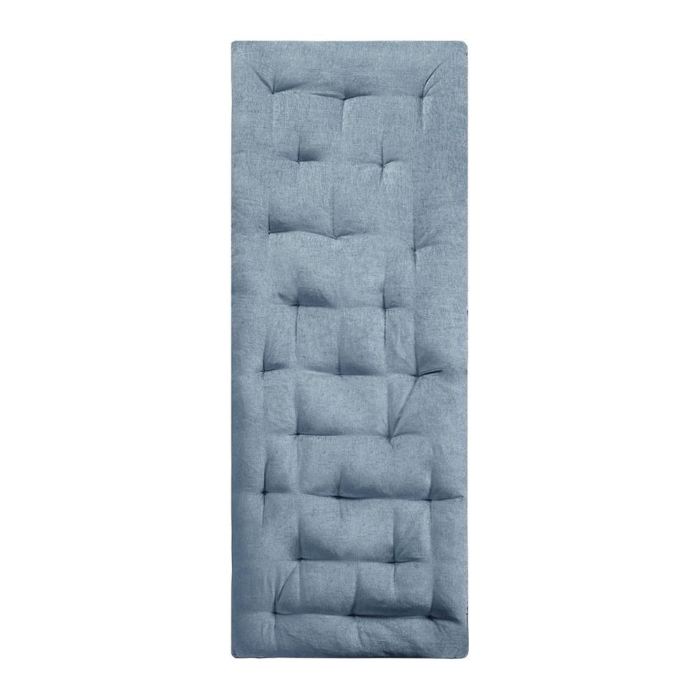 Aqua Bliss Chenille Lounge Floor Pillow Cushion, Belen Kox. Picture 1