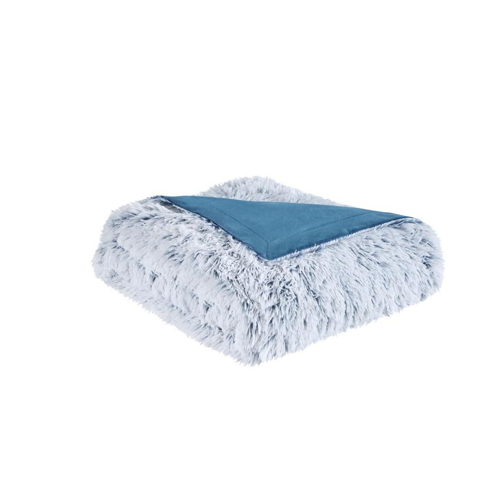 Shaggy Faux Fur Throw. Picture 5