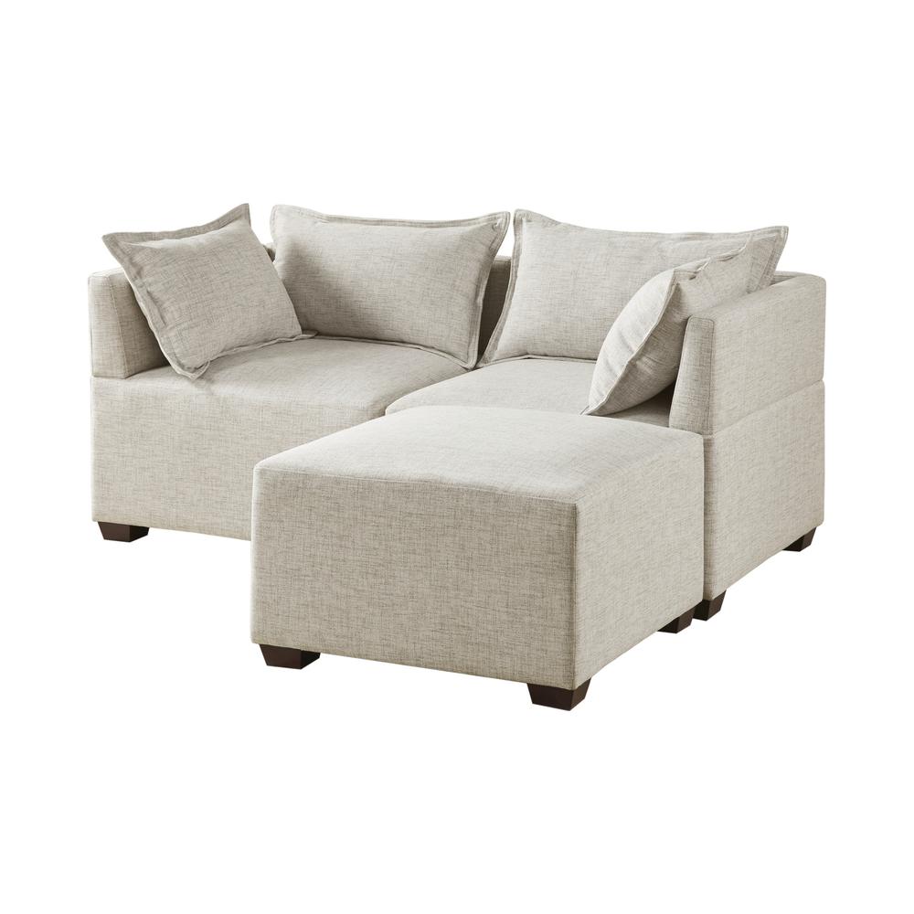 3-Piece Modular L-Shape Sofa. Picture 4