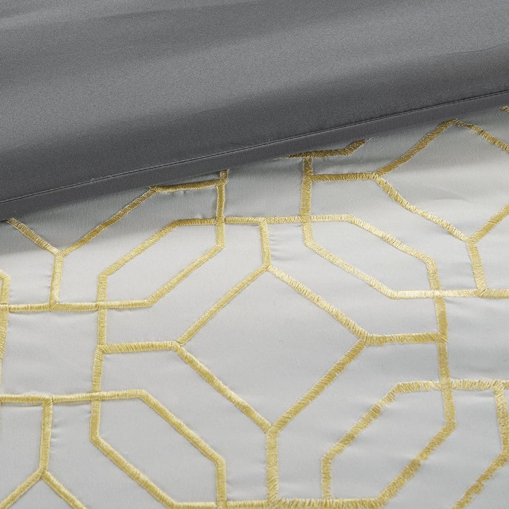 100% Polyester 85g Microfiber 5pcs Comforter Set 5DS10-0059. Picture 4