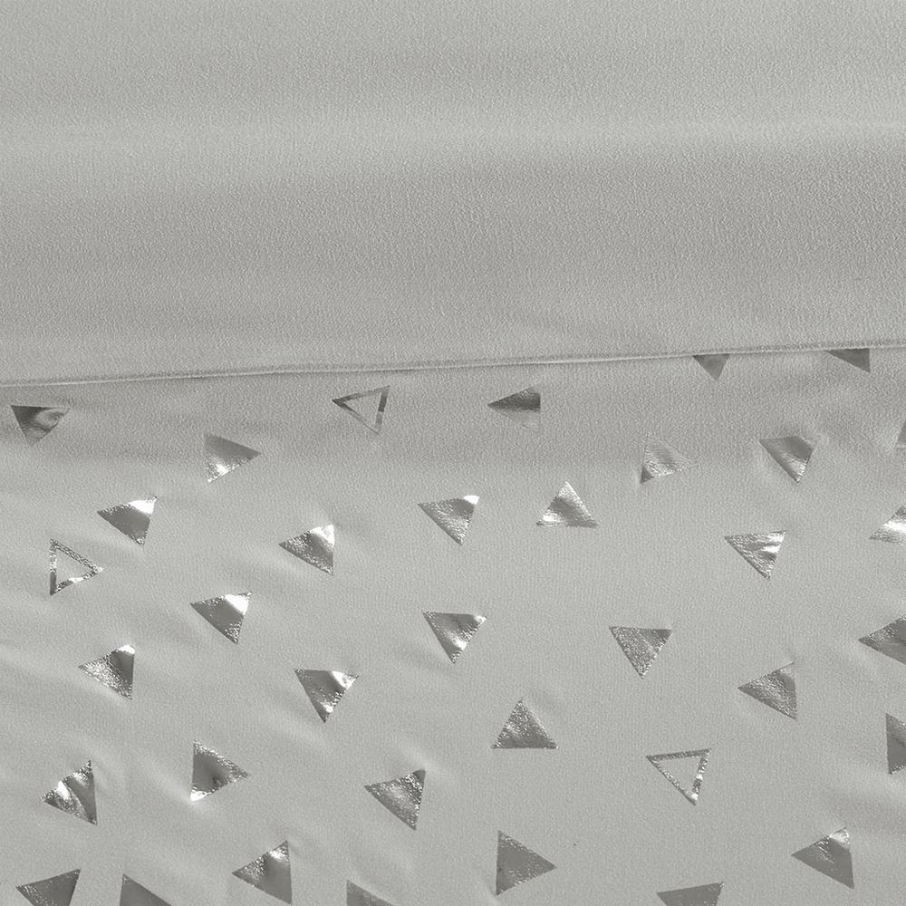 100% Polyester Microfiber Metallic Printed 5pcs Comforter Set. Picture 11