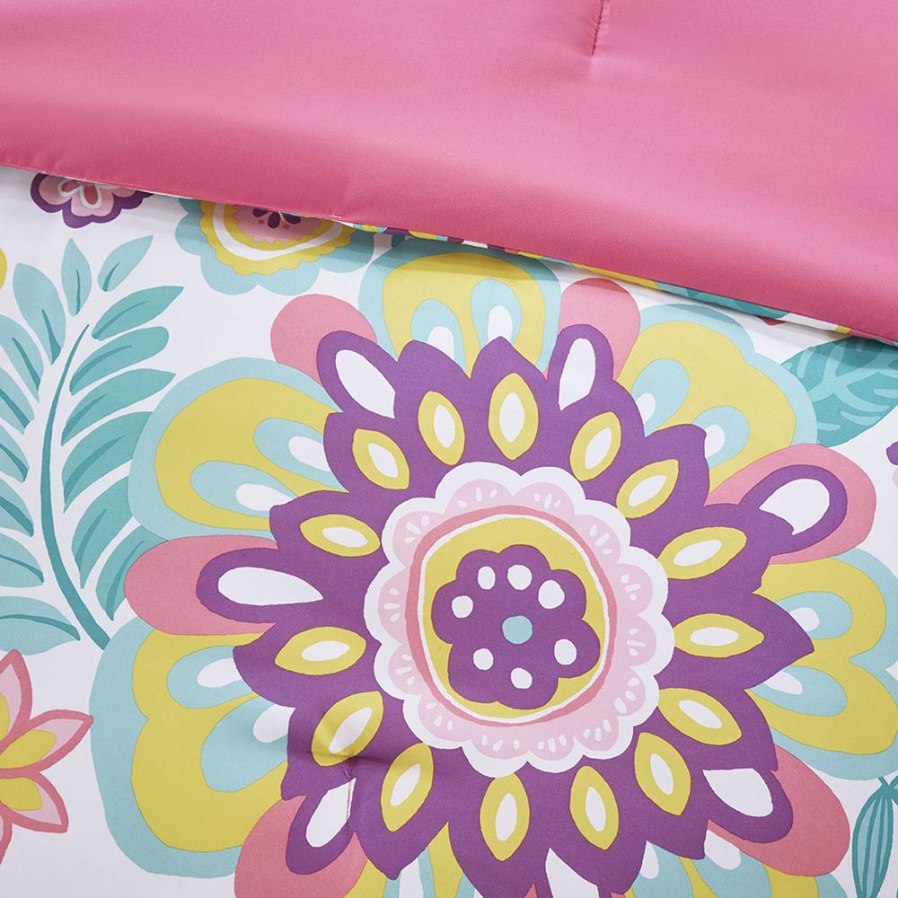 Camille's Enchanting Blooms 4-Piece Printed Floral Comforter Set, Belen Kox. Picture 2
