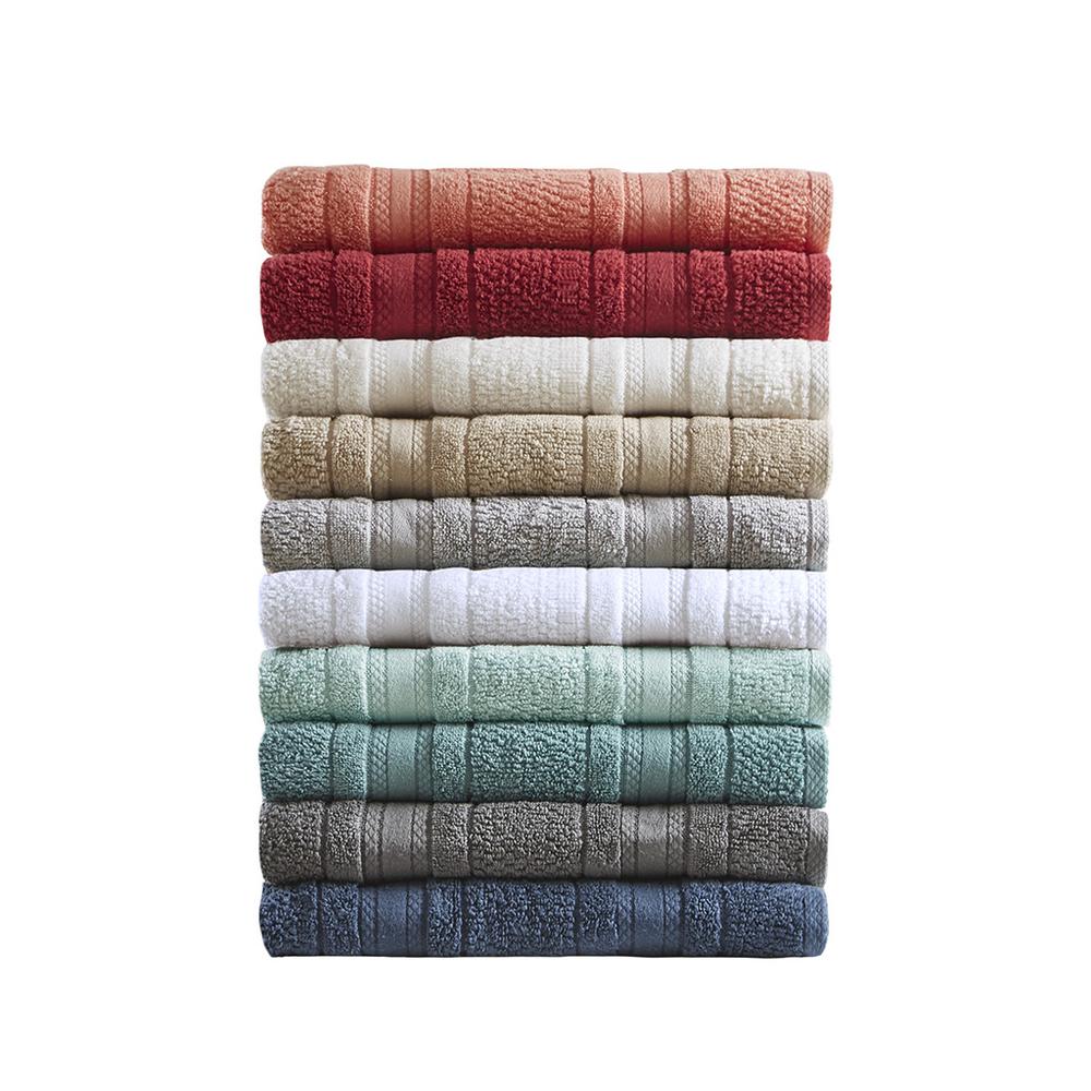 Luxe Teal Cotton 6-Piece Towel Set, Belen Kox. Picture 3