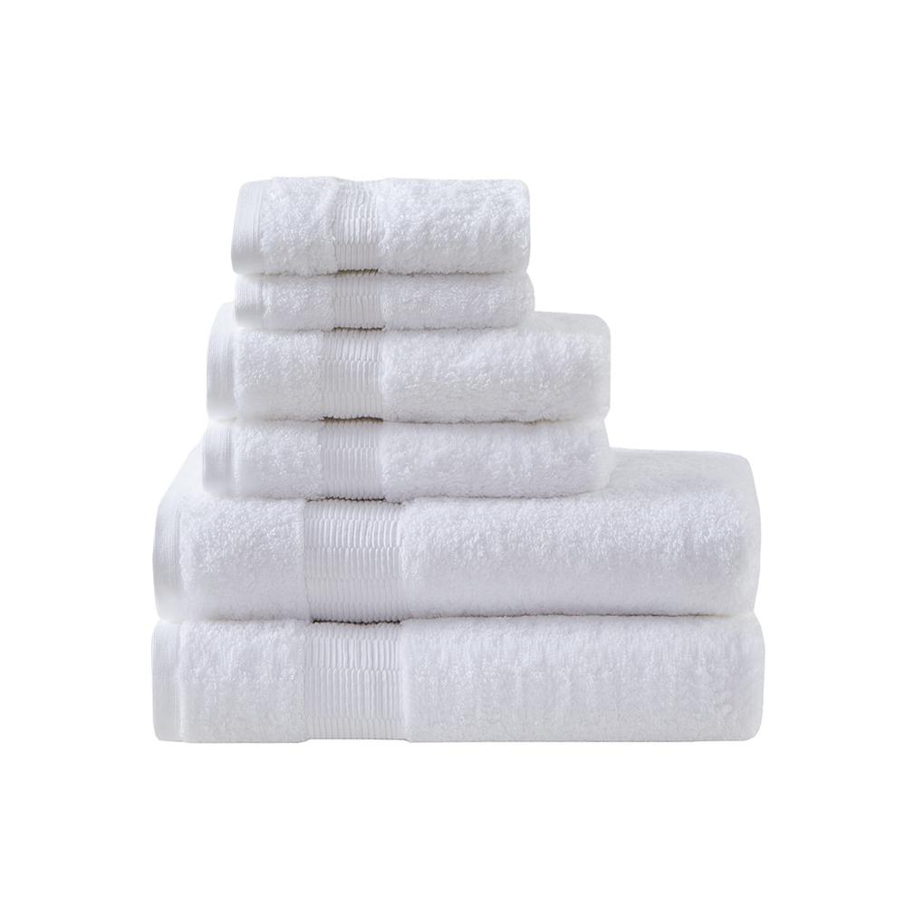 Signature 6 Piece Towel Set - White, Belen Kox. Picture 1
