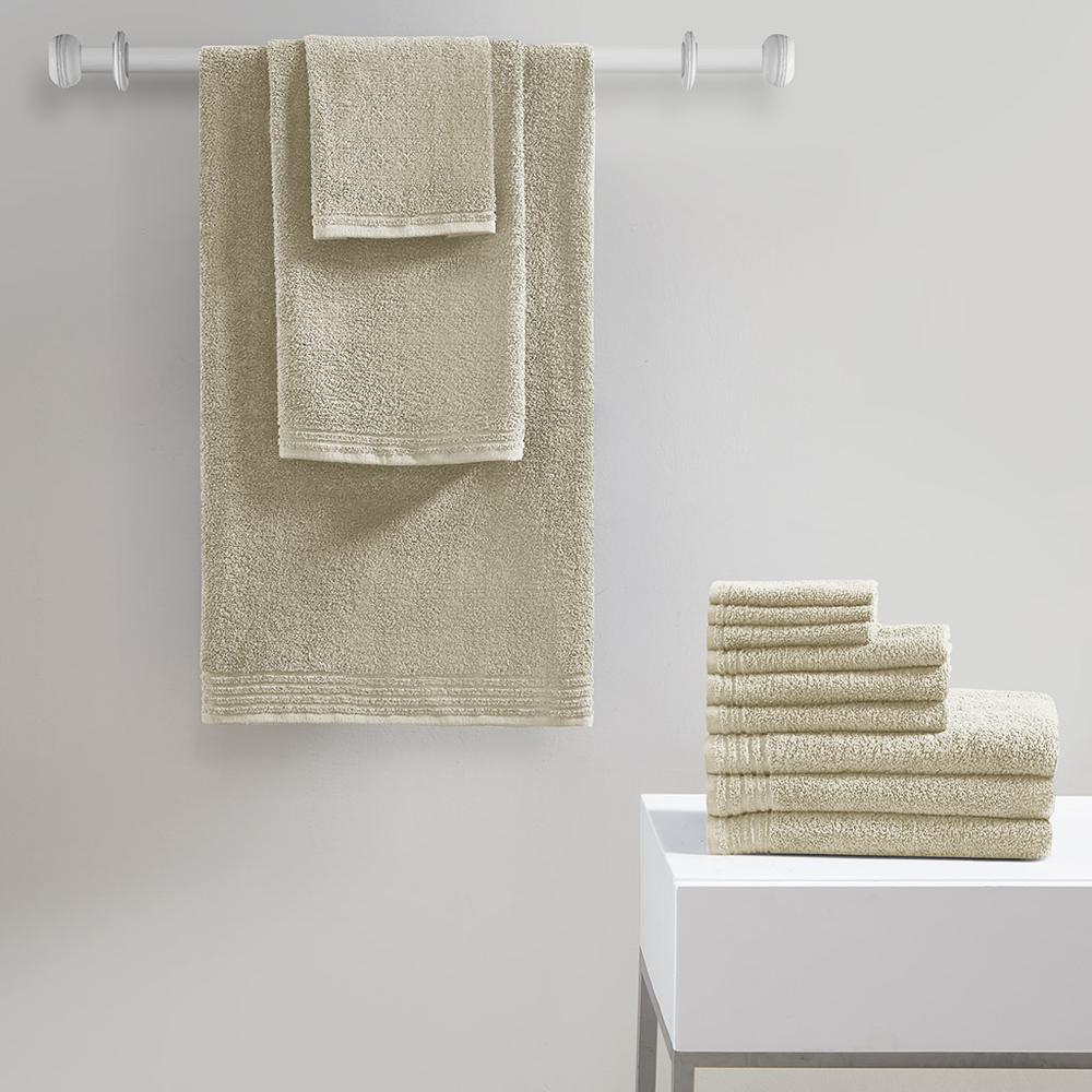 100% Cotton Quick Dry 12 Piece Bath Towel Set. Picture 4