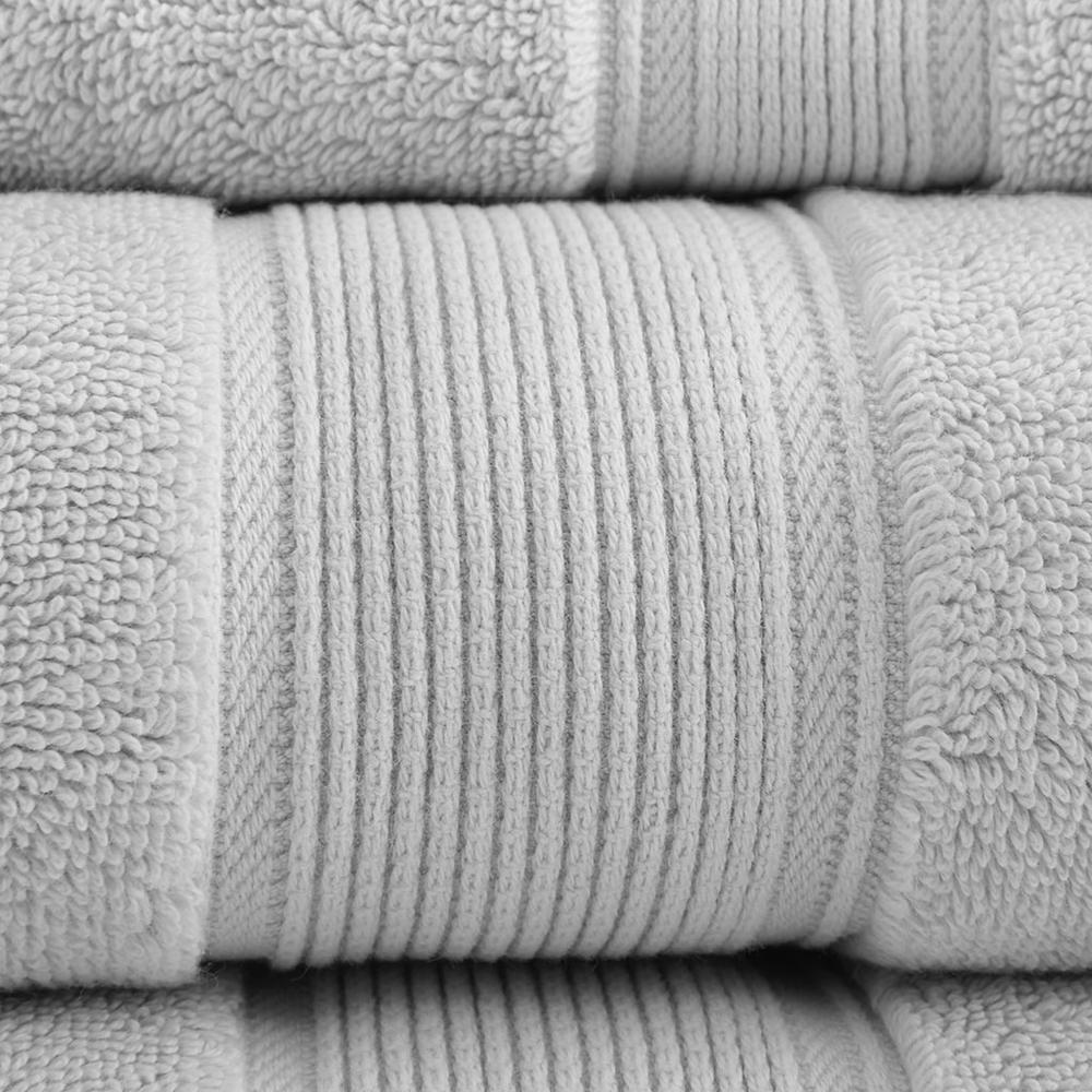 100% Cotton 8 Piece Antimicrobial Towel Set. Picture 1