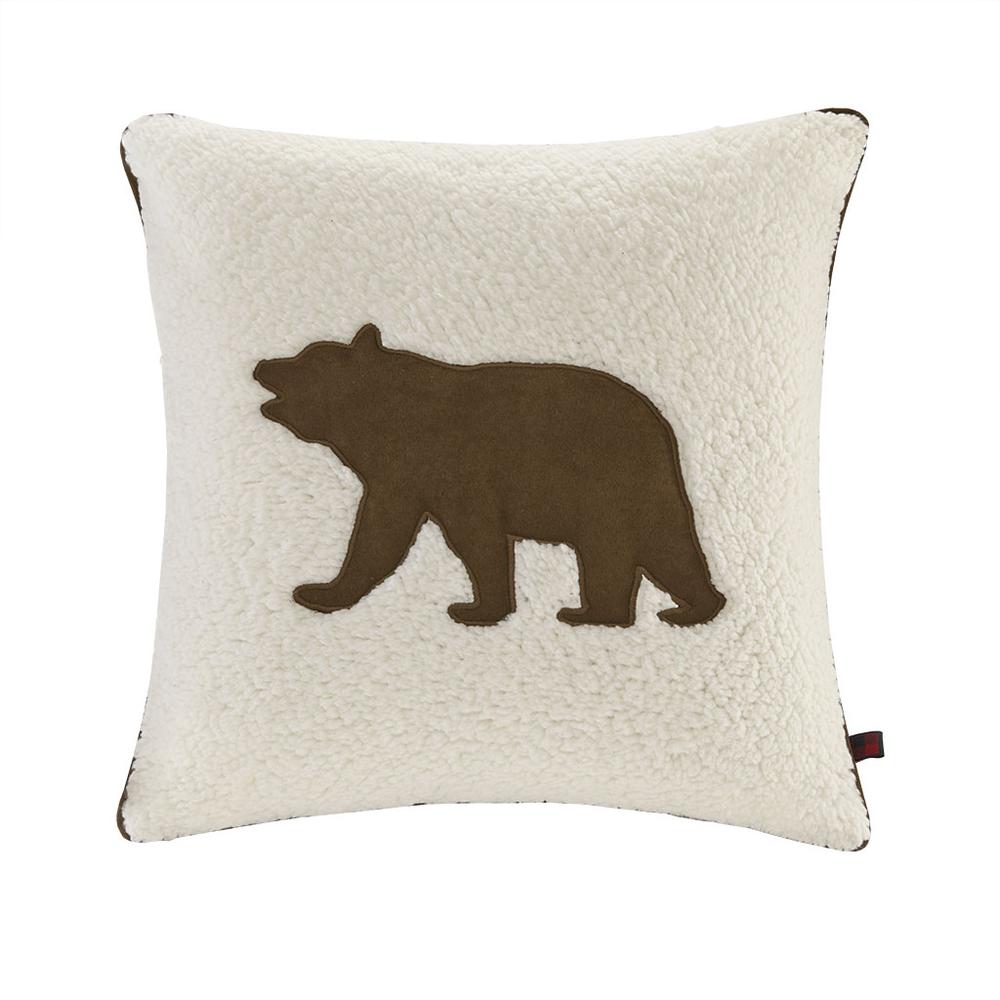 100% Polyester Bear Pillow. Picture 2