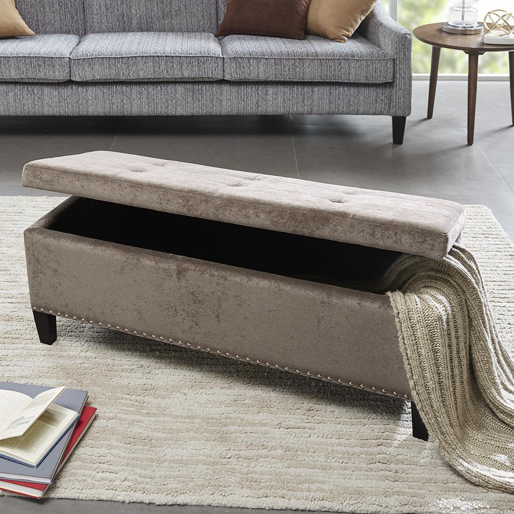 Shandra II Tufted Top Storage Bench,FPF18-0197. Picture 1