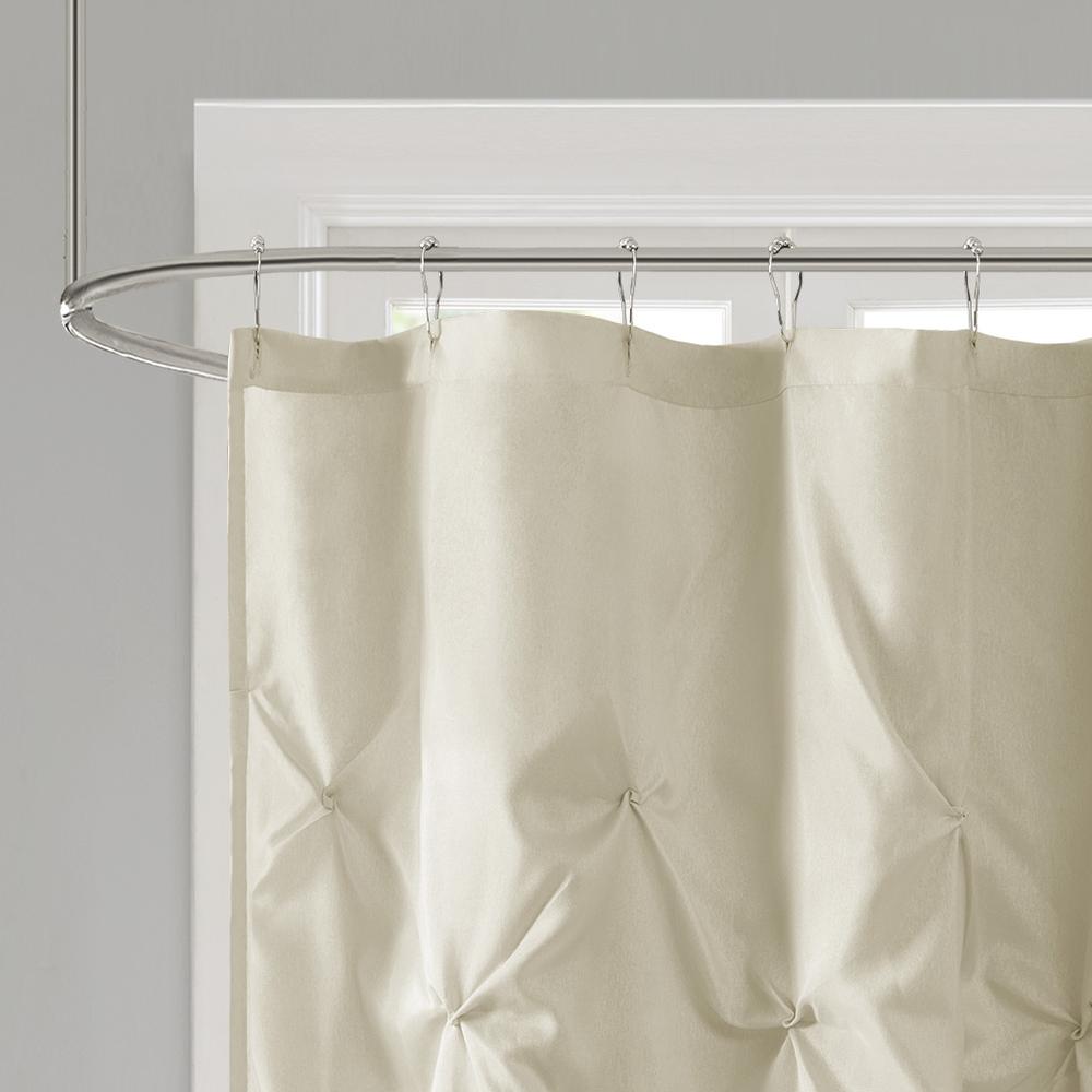 Tufted Semi-Sheer Shower Curtain. Picture 1