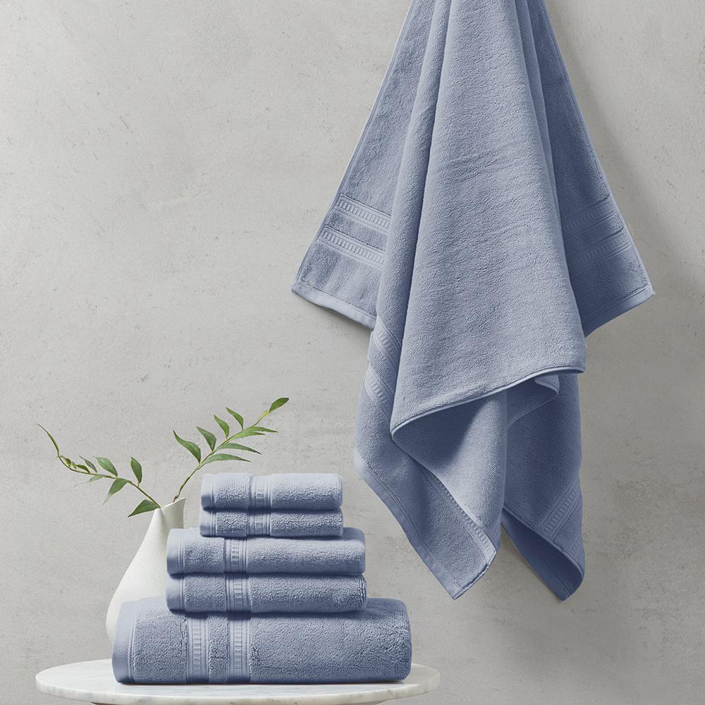 100% Cotton Feather Touch Antimicrobial Towel 6 Piece Set. Picture 3