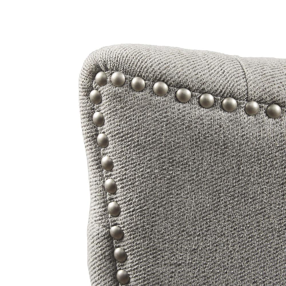 Button Tufted Captain Accent Chair. Picture 5