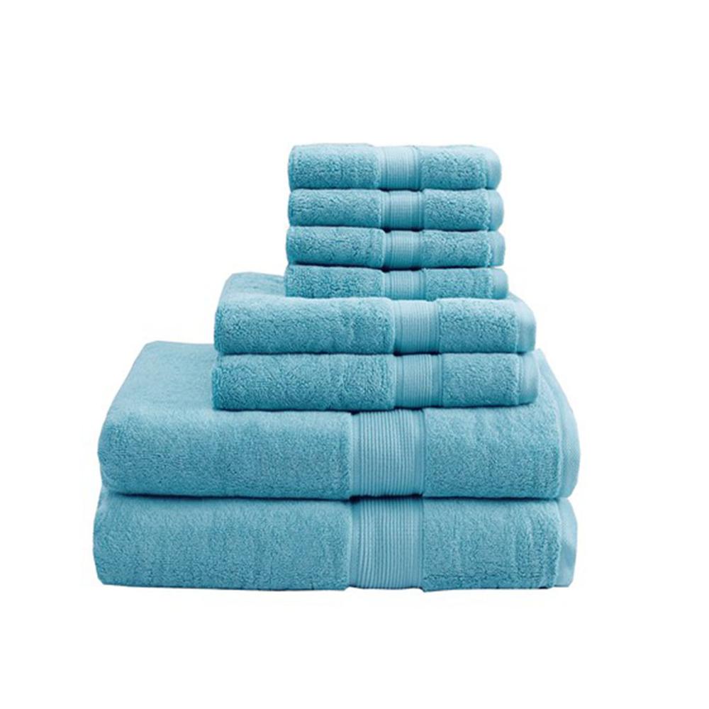 100% Cotton 8 Piece Antimicrobial Towel Set. Picture 5