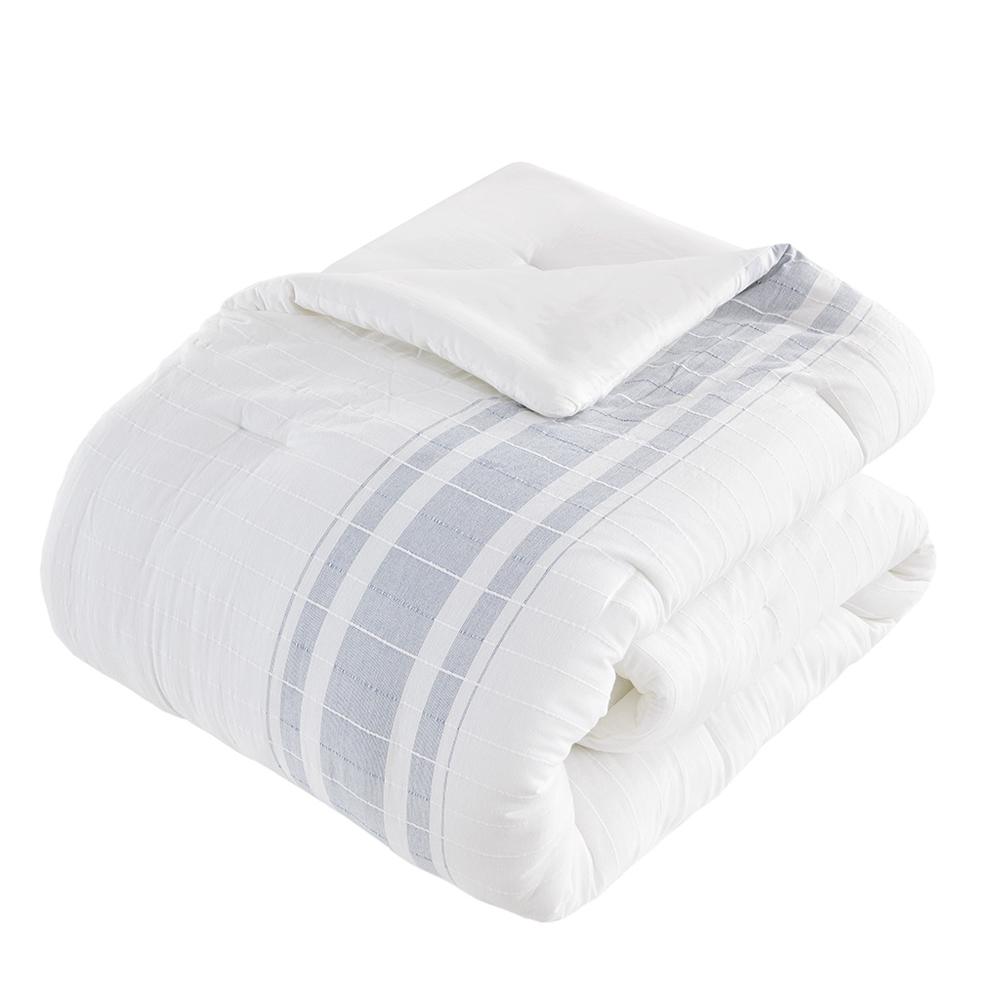 6 Piece Cotton Jacquard Oversized Comforter Set. Picture 3