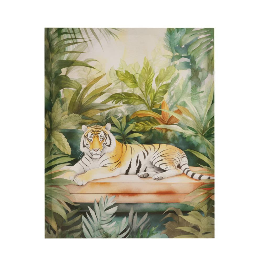 Jungle Tiger Canvas Wall Art. Picture 4
