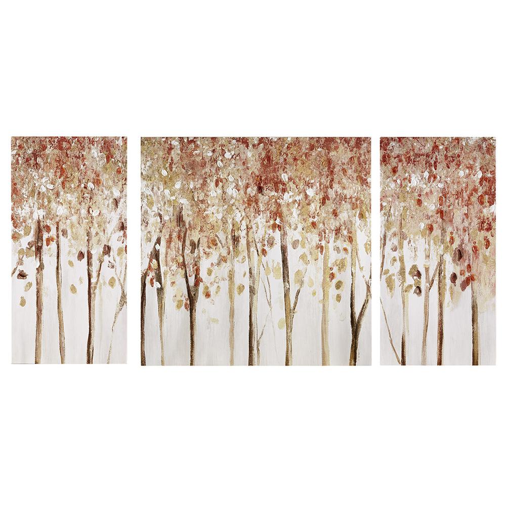 Triptych 3-piece Textured Canvas Wall Art Set. Picture 4