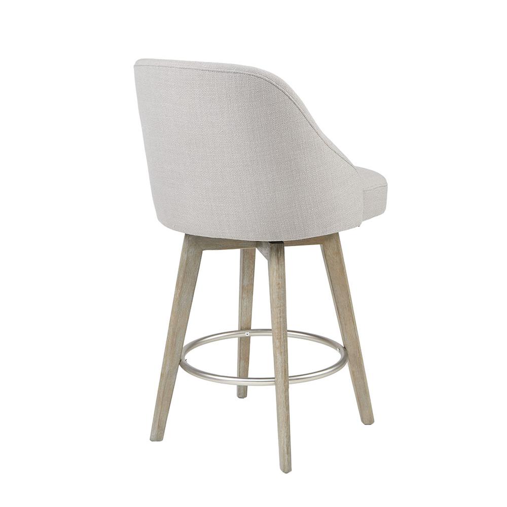 Counter Stool With Swivel Seat Grey. Picture 5