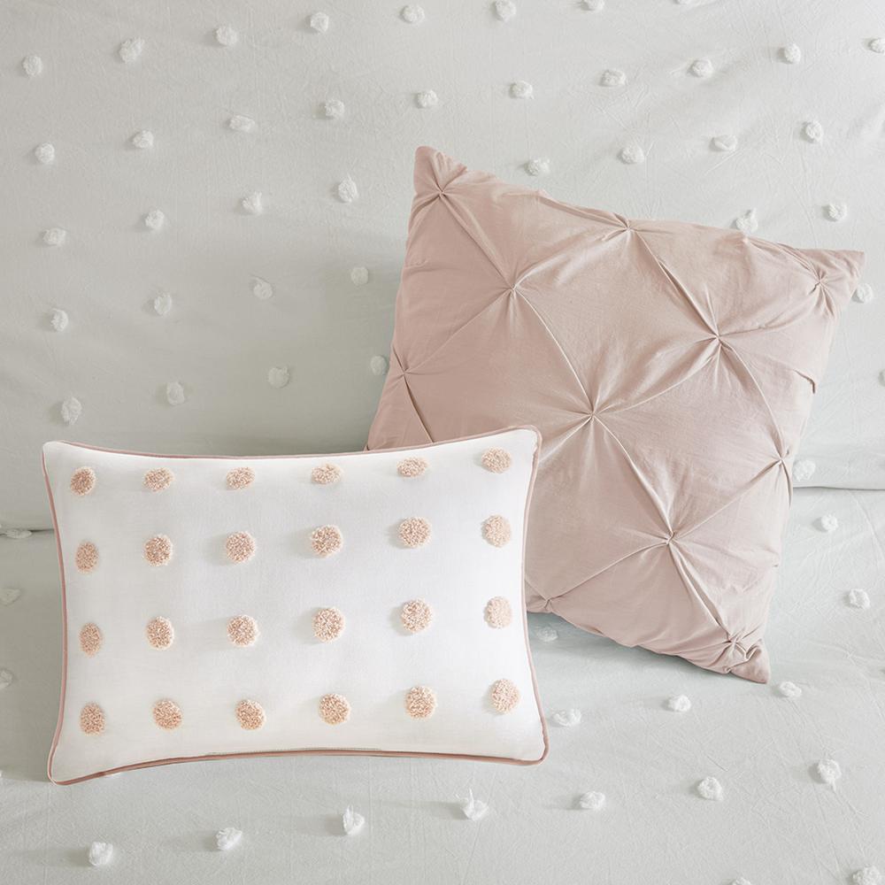100% Cotton Jacquard 7pcs Comforter Set W/ Woven Cotton Dots,UH10-2149. Picture 12
