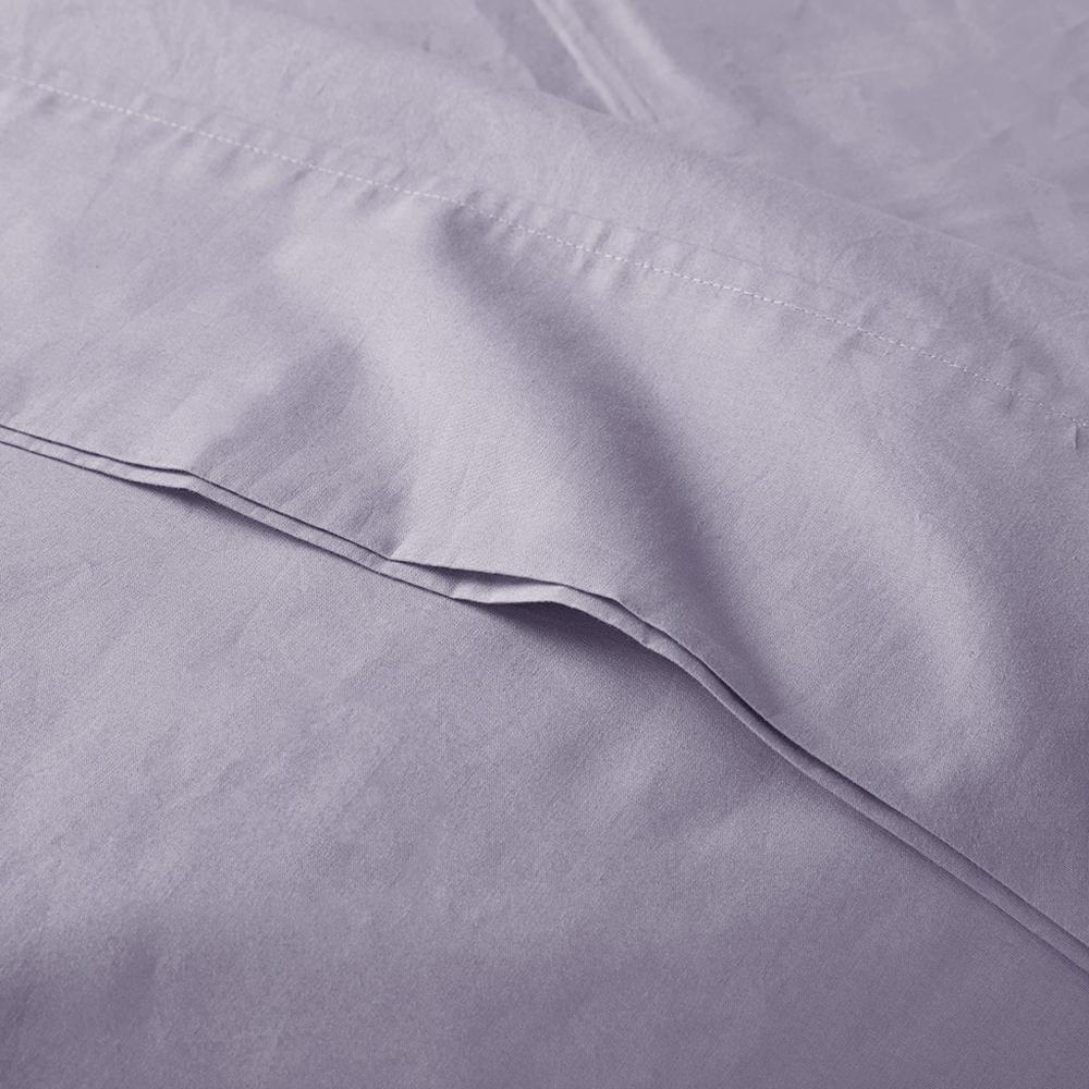 200 Thread Count Relaxed Cotton Percale Sheet Set. Picture 5