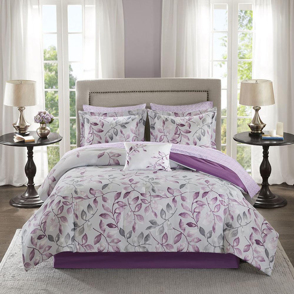 7 Piece Comforter Set with Cotton Bed Sheets. Picture 1
