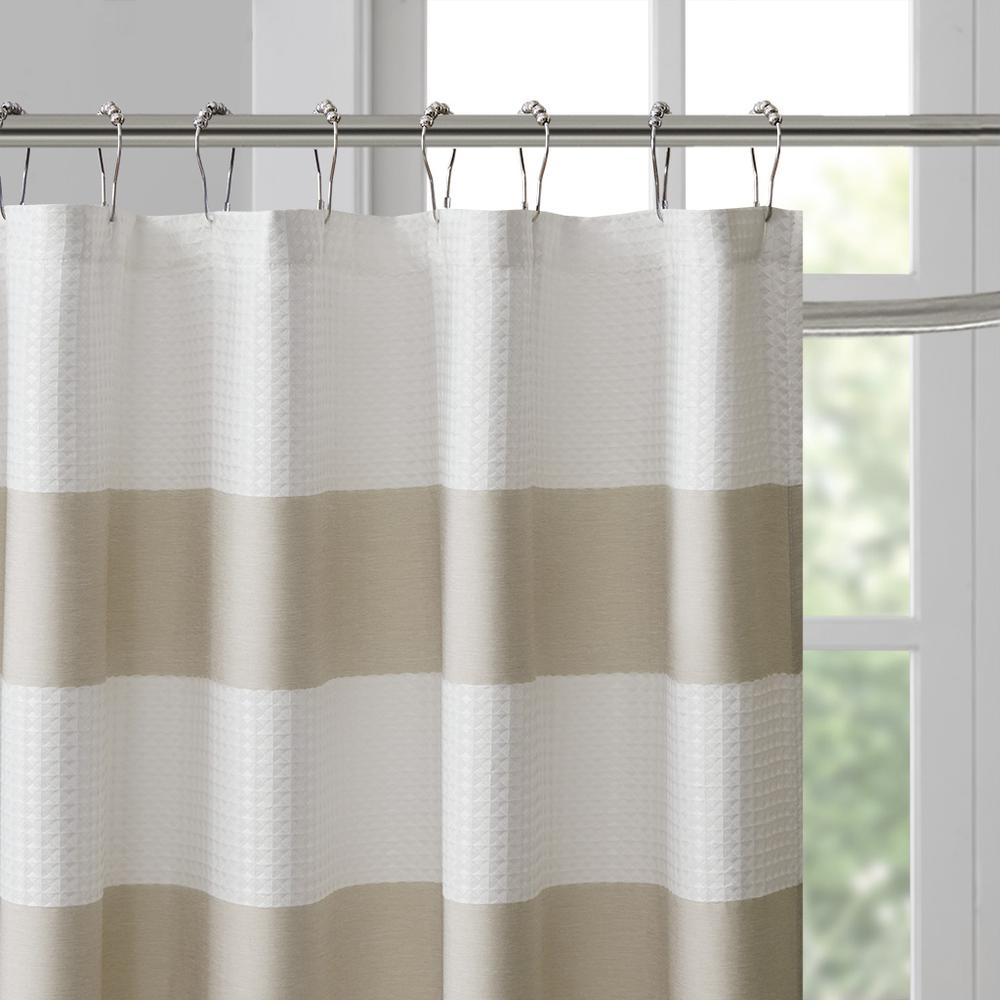 100% Polyester  Shower Curtain w/ 3M Treatment,MP70-4979. Picture 6