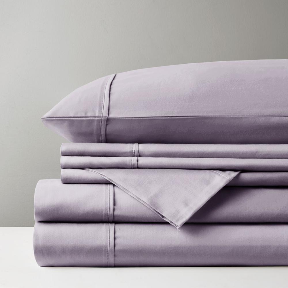 56% Cotton 44% Polyester 6pcs Solid Sheet Set, by the Belen Kox Purple. The main picture.