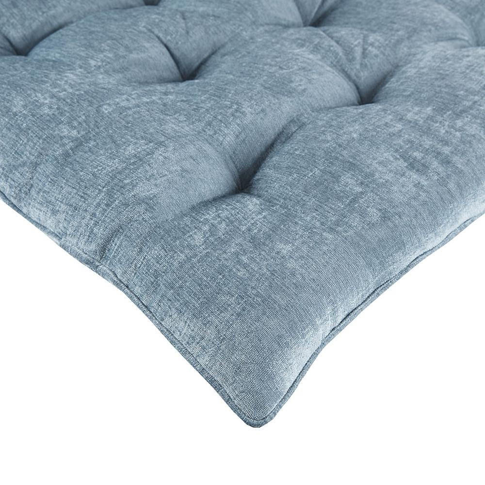 Aqua Bliss Chenille Lounge Floor Pillow Cushion, Belen Kox. Picture 2