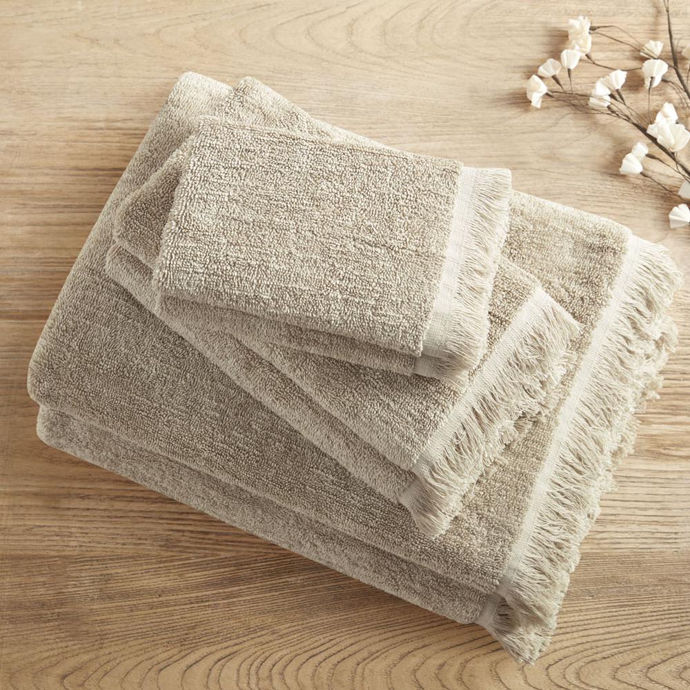 Cotton Dobby Slub 6 Piece Towel Set. Picture 3