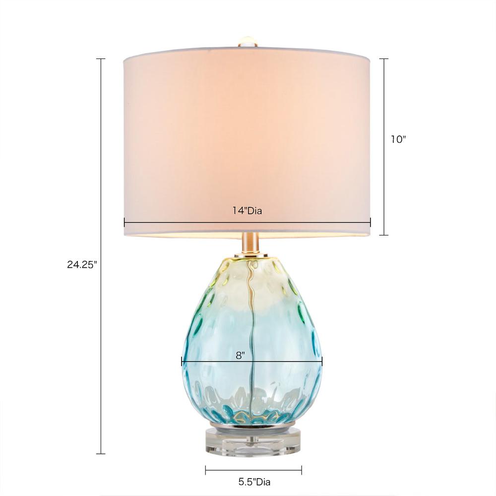 Ombre Glass Table Lamp. Picture 2