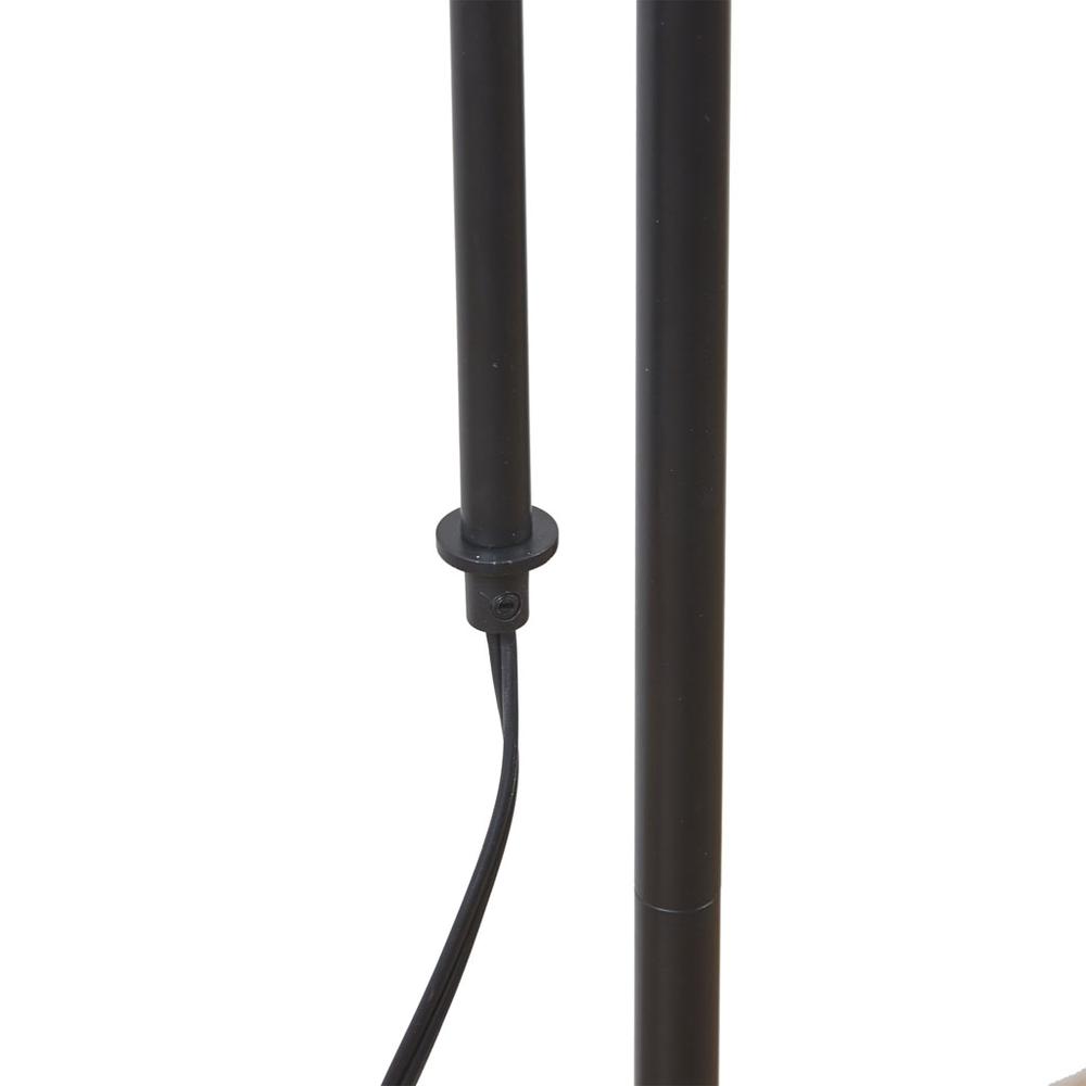 Asymmetrical Adjustable Height Metal Floor Lamp. Picture 1