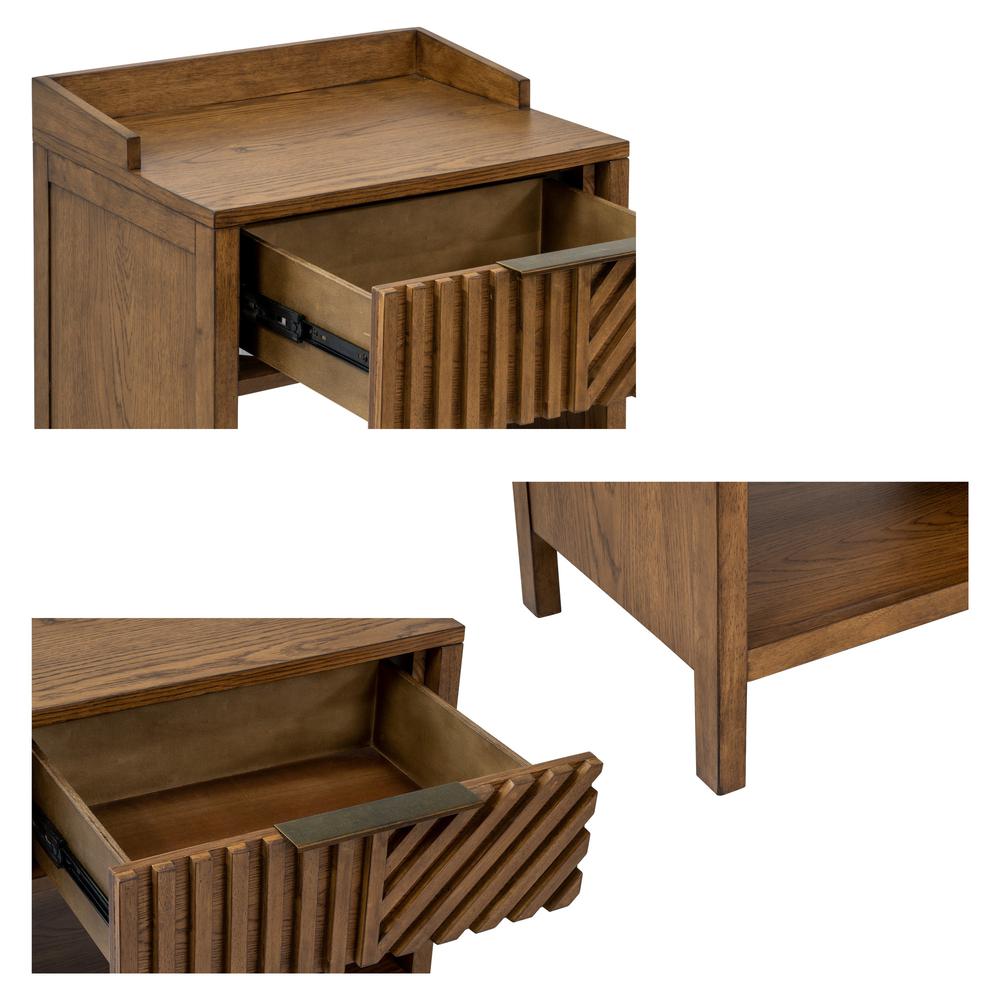 1-Drawer Nightstand with Shelf. Picture 2