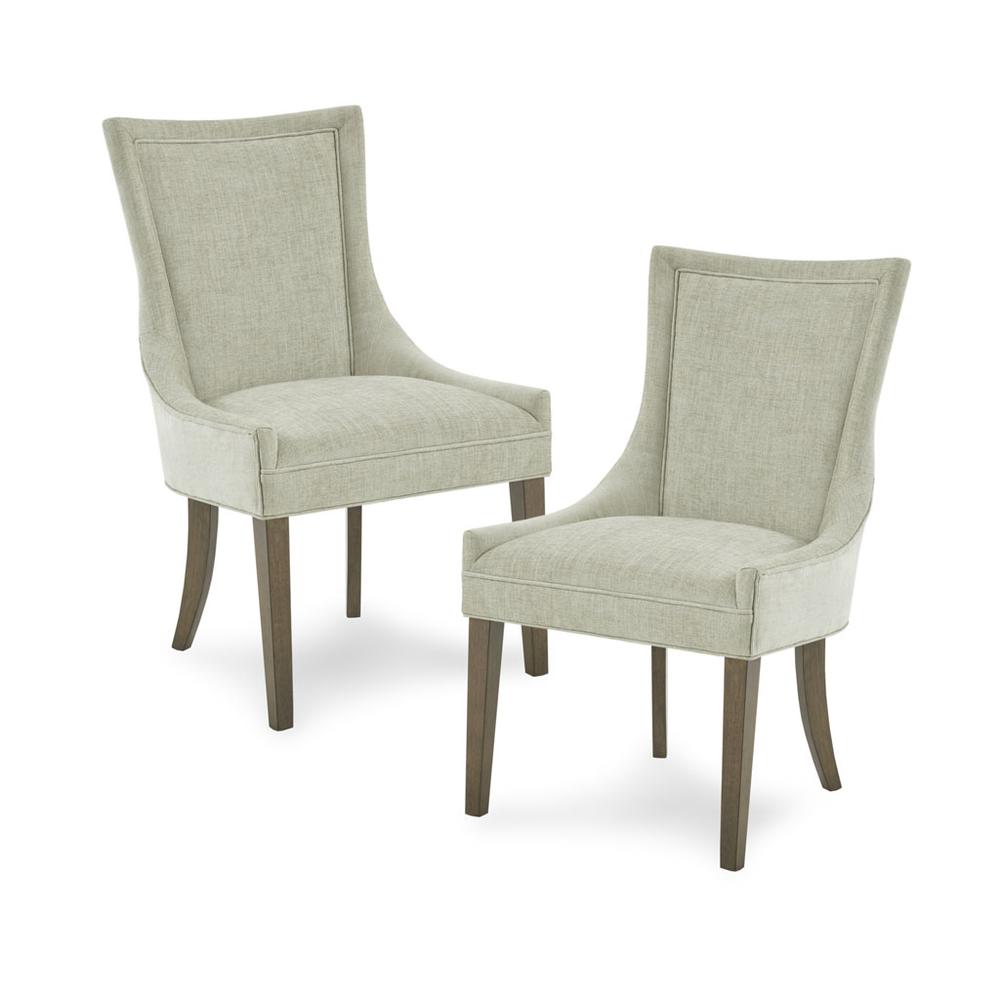 Set of 2 Light Grey Multi Dining Side Chairs, Belen Kox. Picture 1