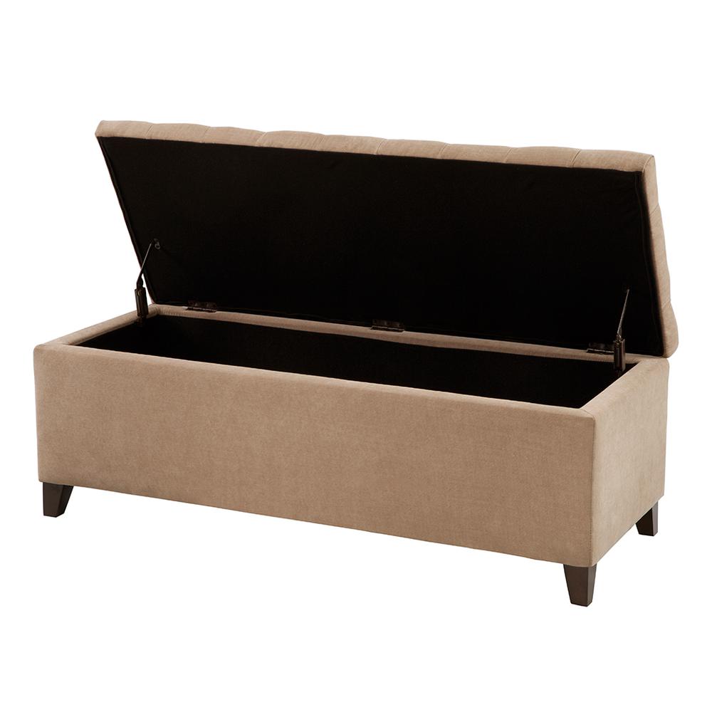 Tufted Top Soft Close Storage Bench. Picture 2