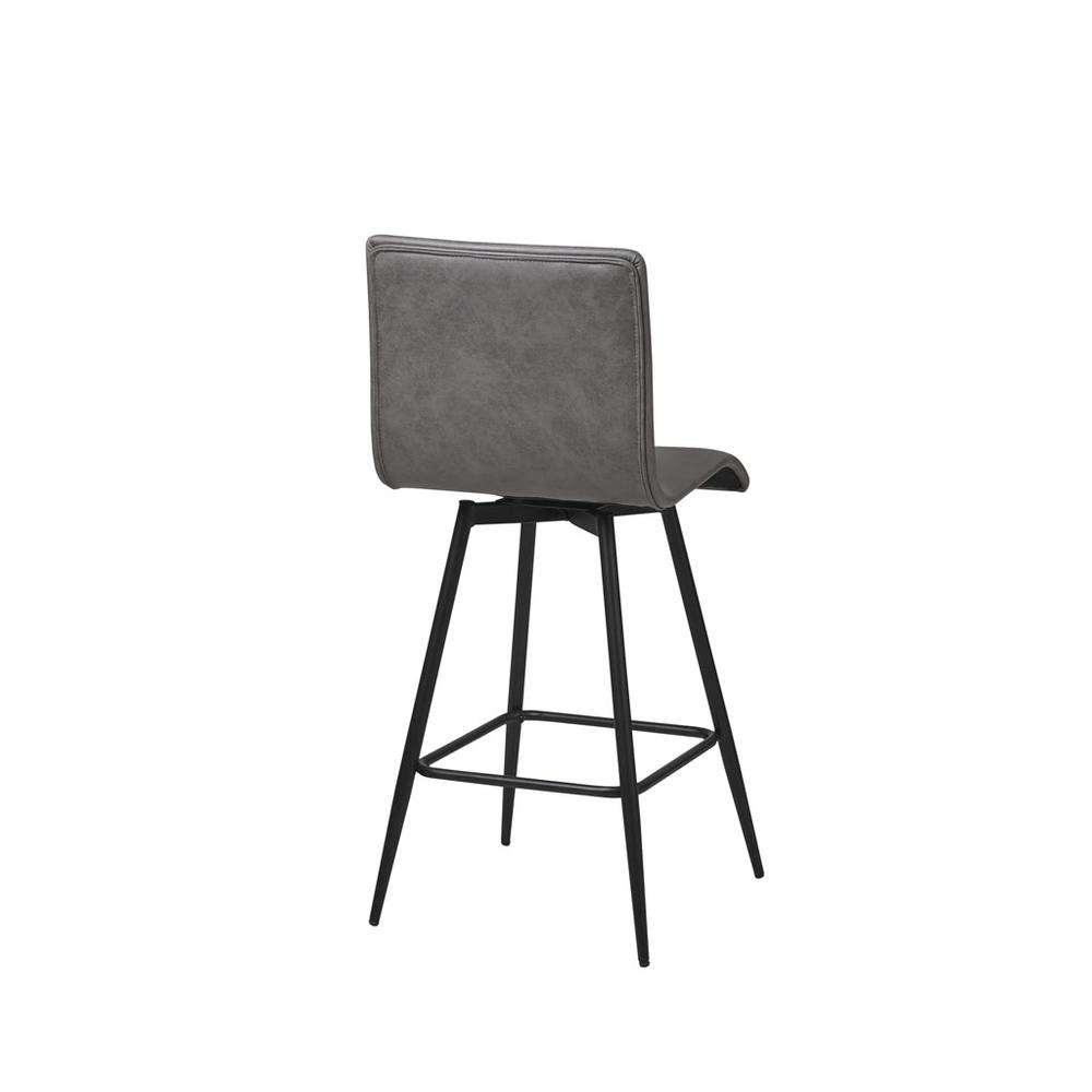 Faux Leather Swivel Counter Stool. Picture 5