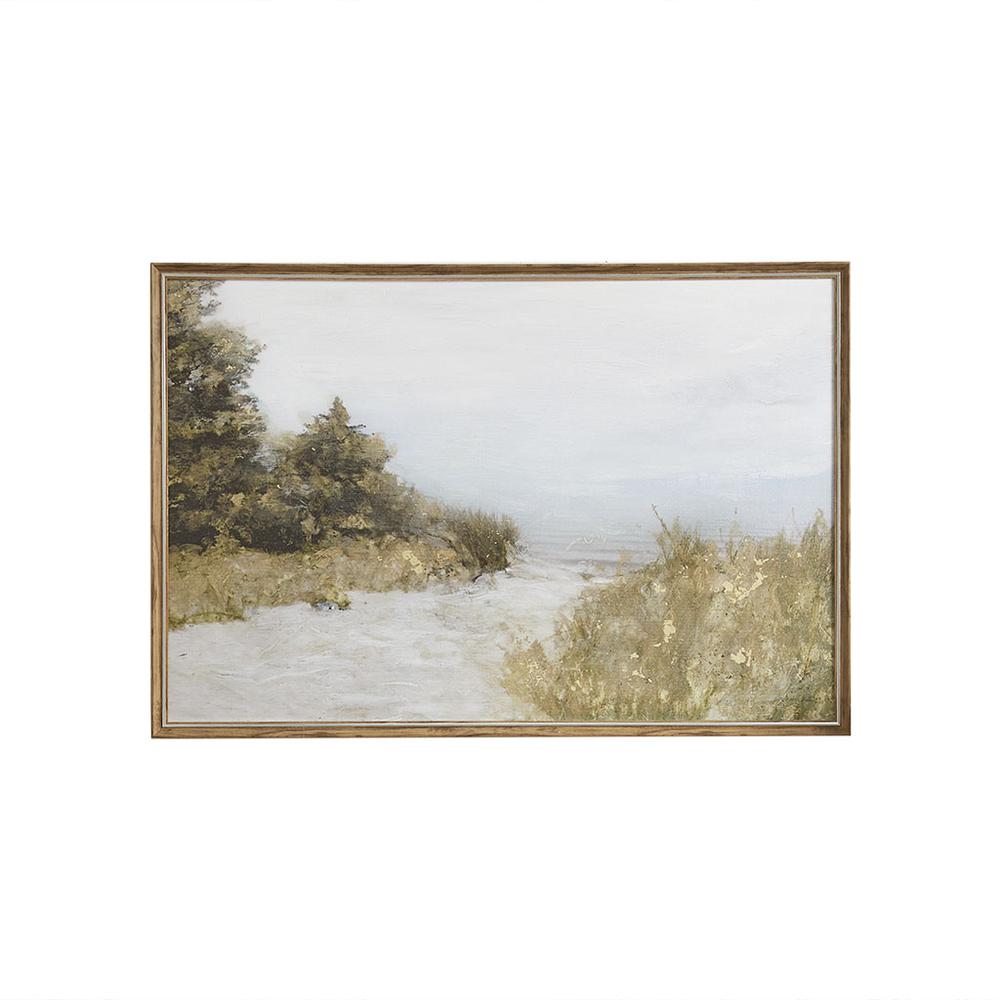 Abstract Landscape Framed Canvas Wall Art. Picture 4