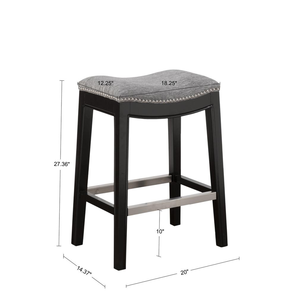 Saddle Counter Stool. Picture 1