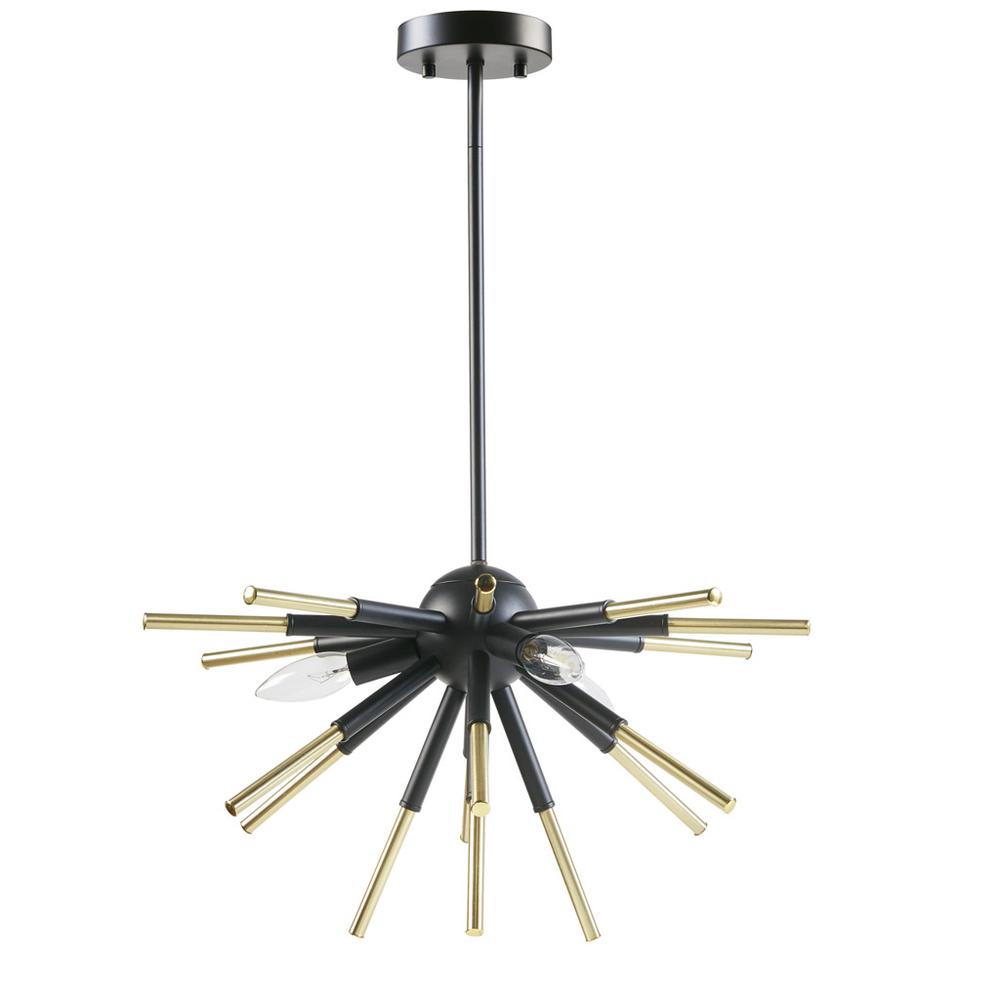 3-Light Spiked Chandelier. Picture 3
