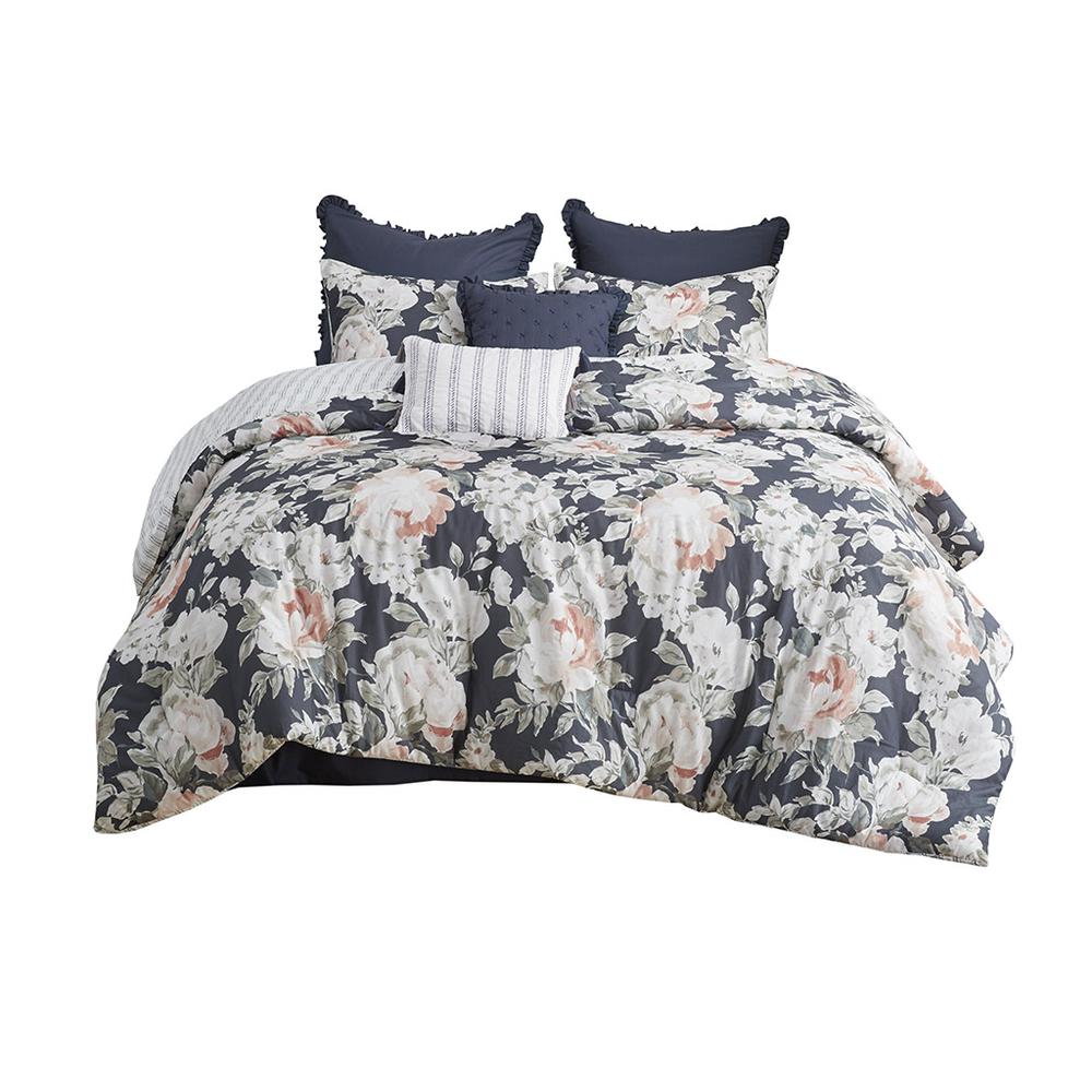 Blue Blossom Reversible Comforter Set, Belen Kox. Picture 1