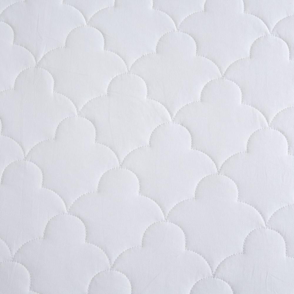 Cotton Percale Quilted Mattress Pad. Picture 3