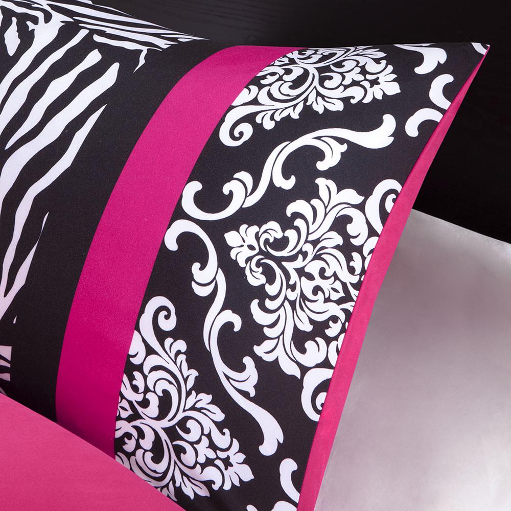Reagan Pink Printed Comforter Set, Belen Kox. Picture 1