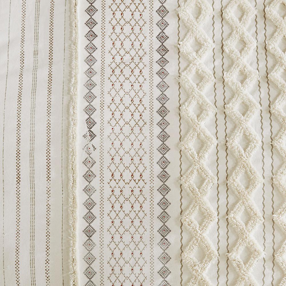 Imani Geometric Print Cotton Duvet Cover Set, Belen Kox. Picture 3