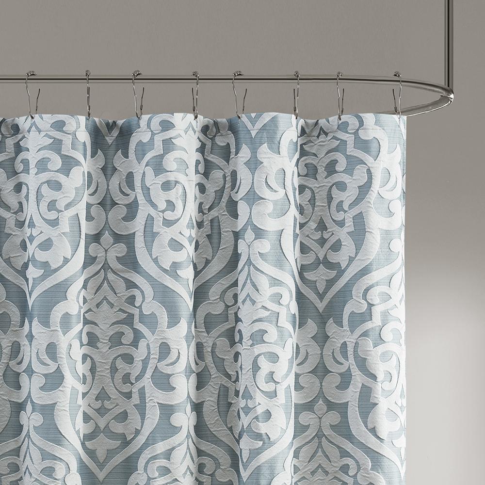 Jacquard Shower Curtain. Picture 1