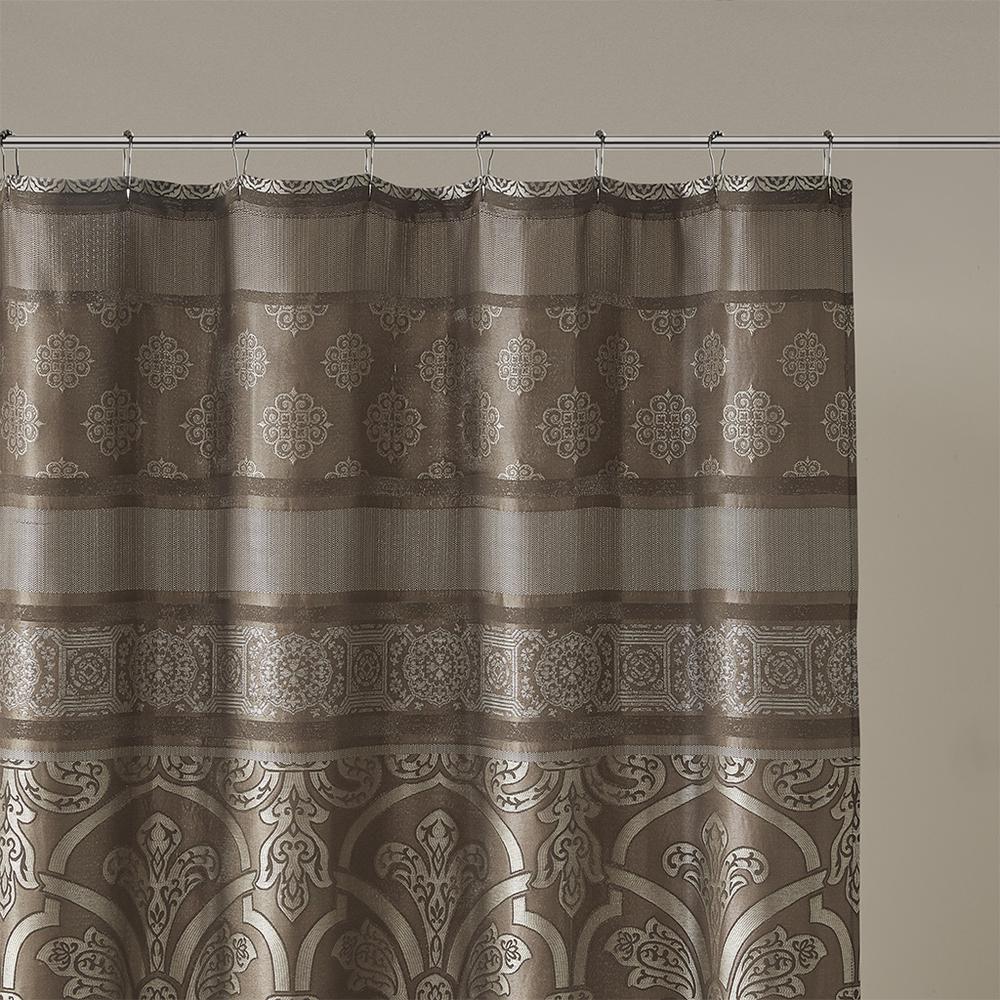 100% Polyester Jacquard Shower Curtain,MPE70-883. Picture 4