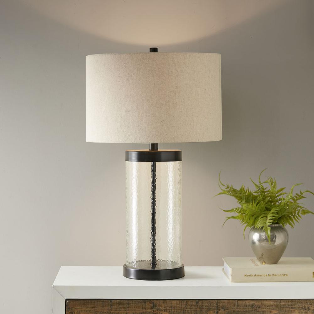 Glass Cylinder Table Lamp. Picture 3