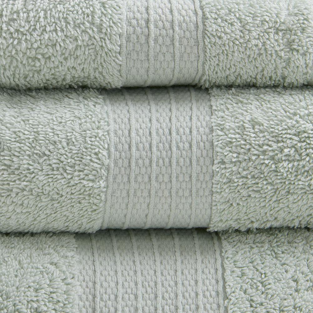 Plume 100% Cotton Feather Touch Antimicrobial Towel 6 Piece Set Seafoa