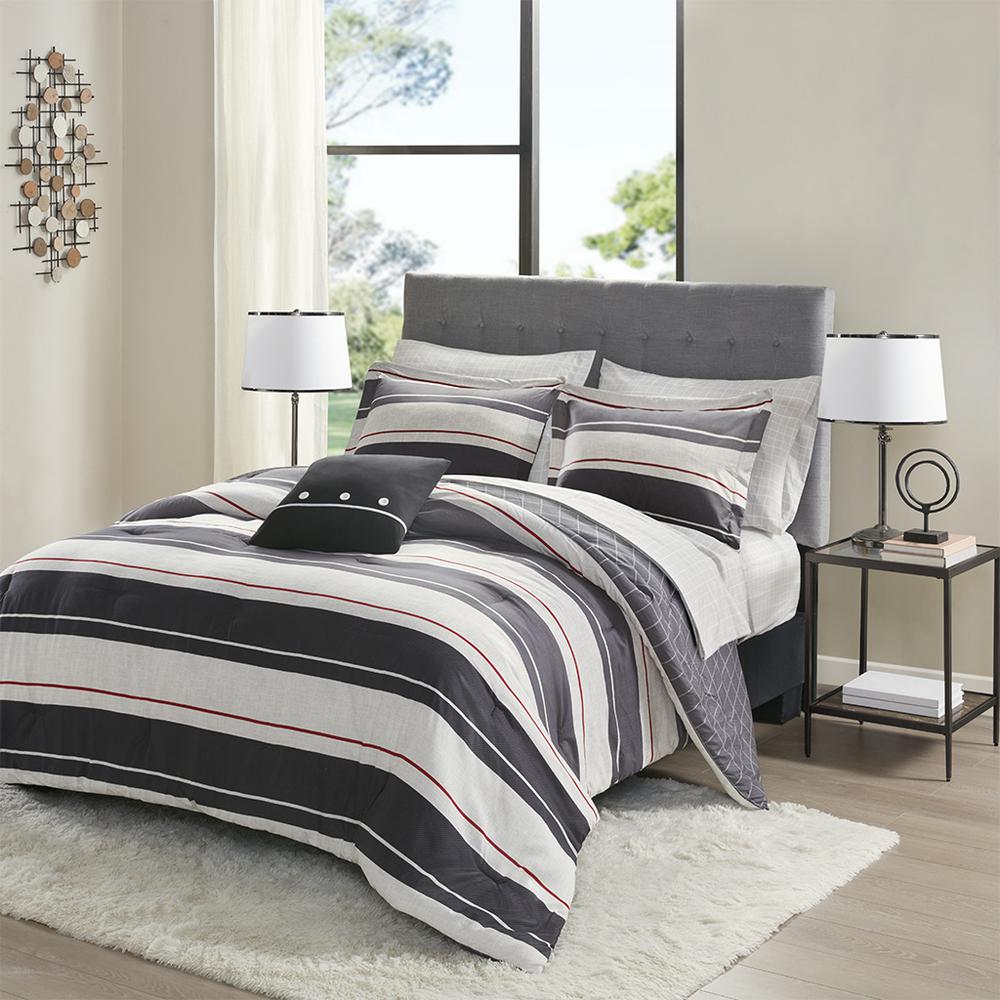 100% Polyester 8 Piece Comforter Set,MPE10-850. Picture 2