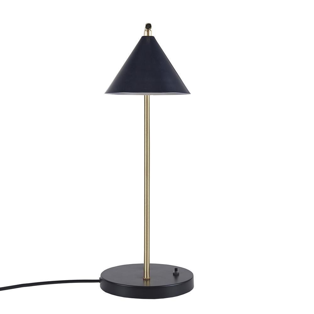 2-Light Metal Table Lamp with Chimney Shades. Picture 5